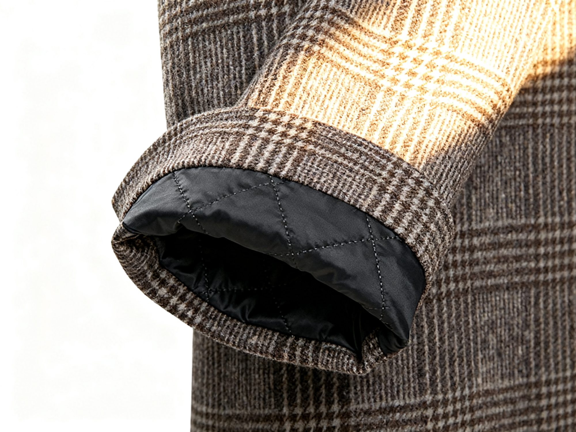 Men's Plaid Wool Blend Trench Coat – A Timeless Statement Piece with Modern Warmth for the Style-Conscious Gentleman