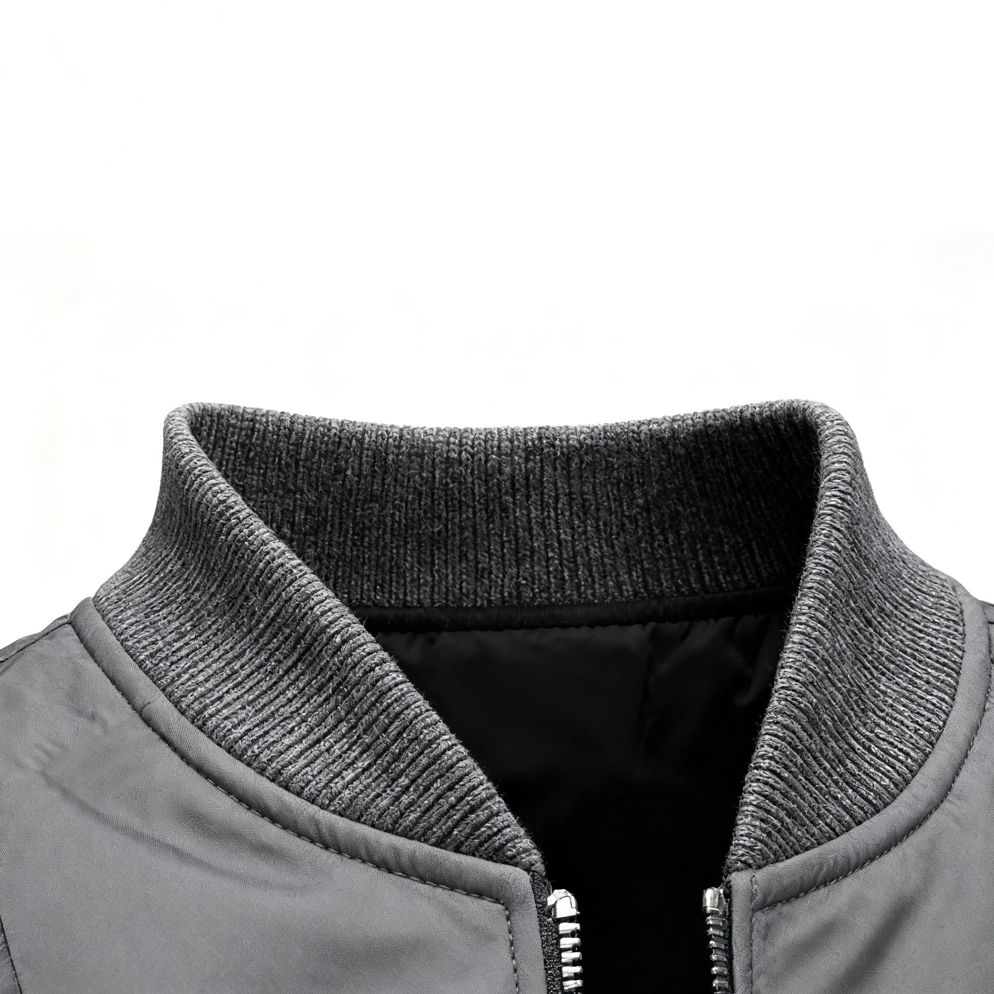 Men's Classic Bomber Jacket: Stylish, Versatile & Comfortable for Everyday Wear & Outdoor Activities