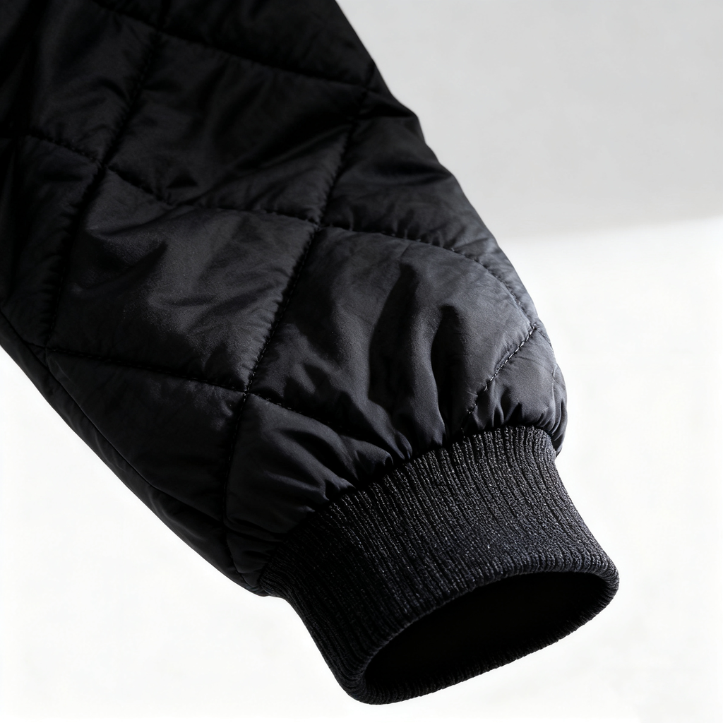 Men's Quilted Bomber Jacket - A Fashion-Forward Essential for Cold Days