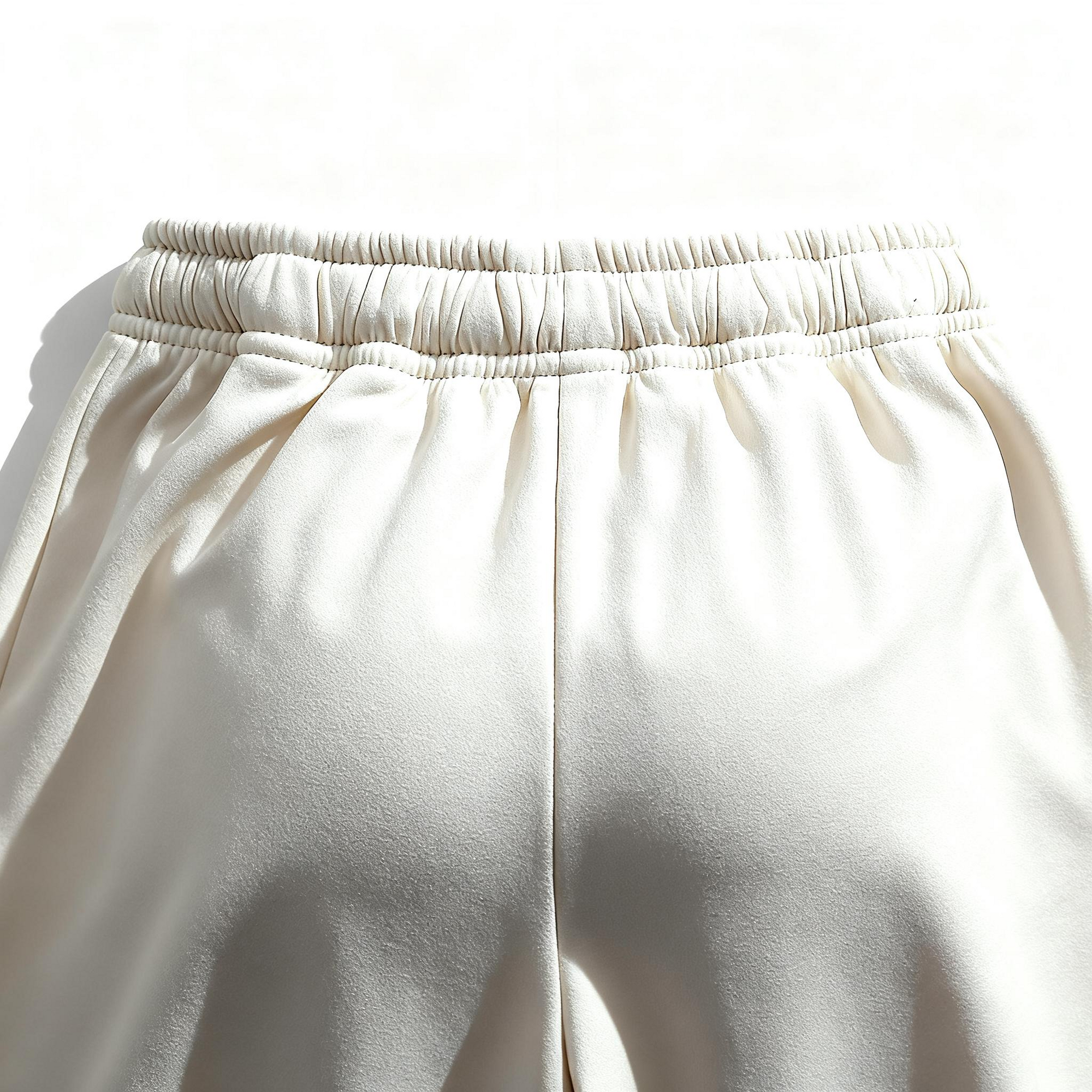 Men's Creamy White Casual Shorts: Elevate Your Leisure Wear with Effortless Style & Comfort
