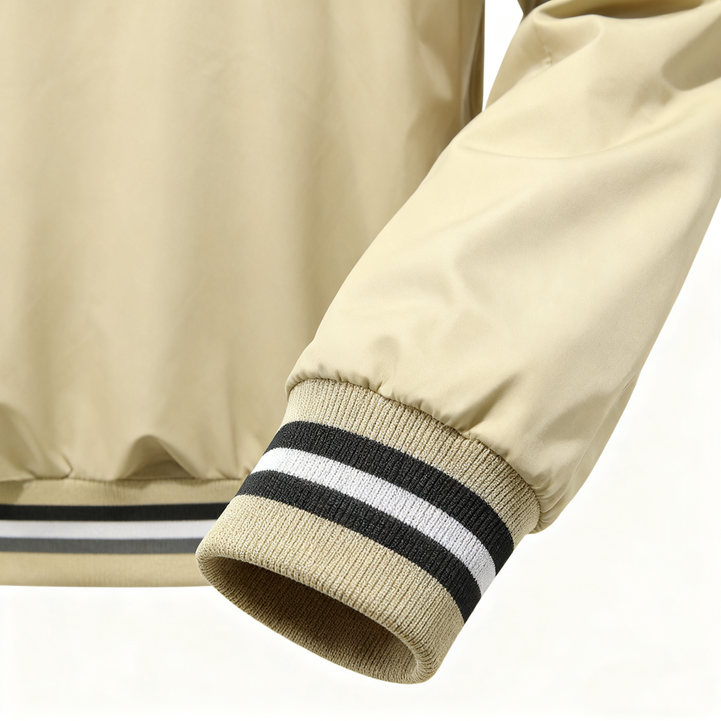 Men's Sporty Bomber Jacket: Classic Athletic Style & All-Day Comfort for Active Lifestyles