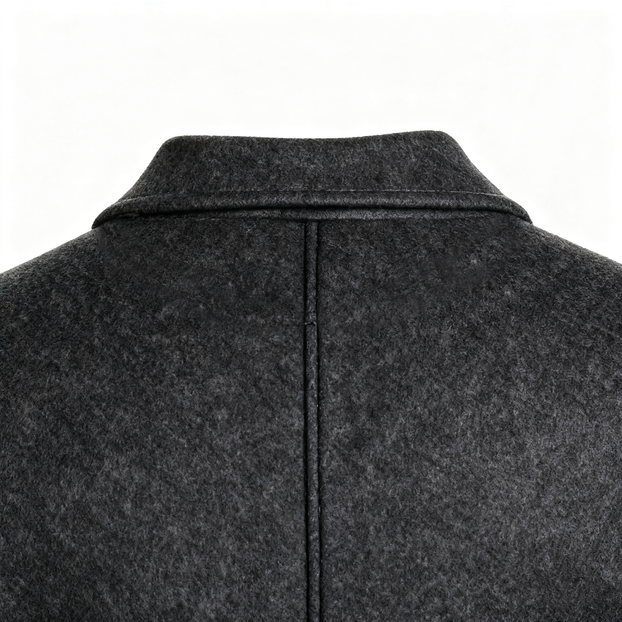 Charcoal Gray Wool-Blend Trench Coat: Timeless Sophistication & Season-Defying Versatility
