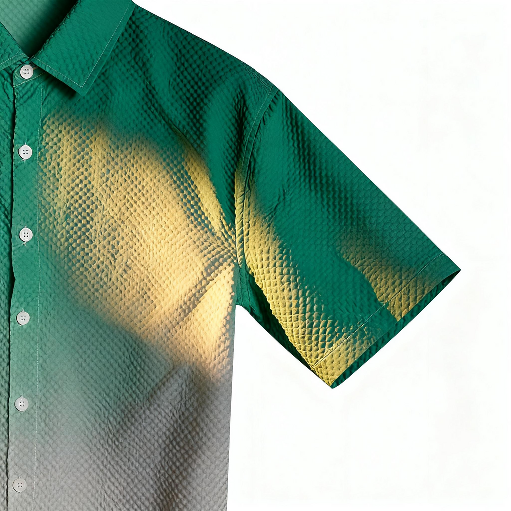 Men's Ombre Textured Casual Set – Elevate Your Summer Style with Vibrant Design & Effortless Comfort