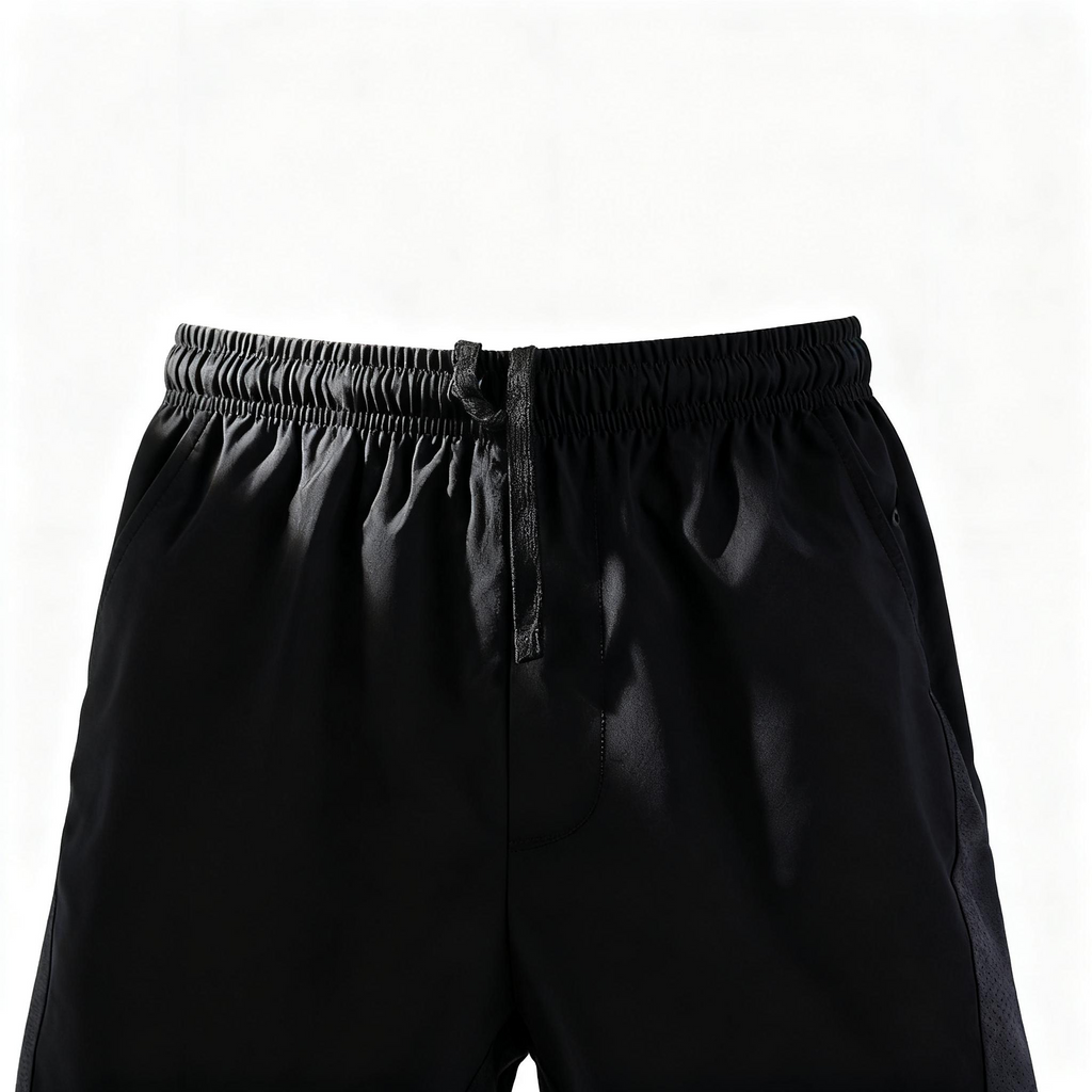 Men's Black Athletic Shorts - Your Go-To for Performance & Style