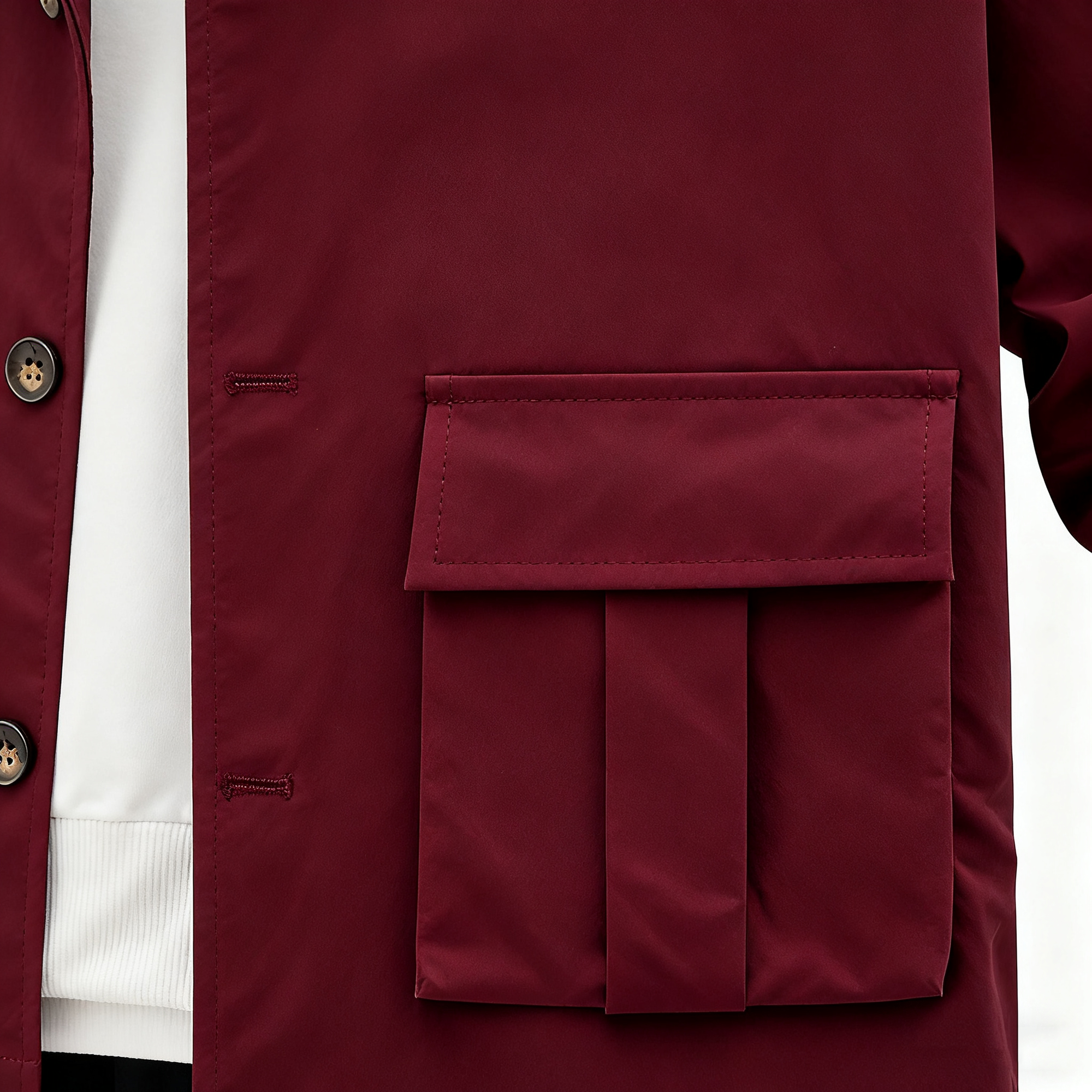 Men's Burgundy Utility Set: The Ultimate Fusion of Casual Style, Functionality, and Versatility