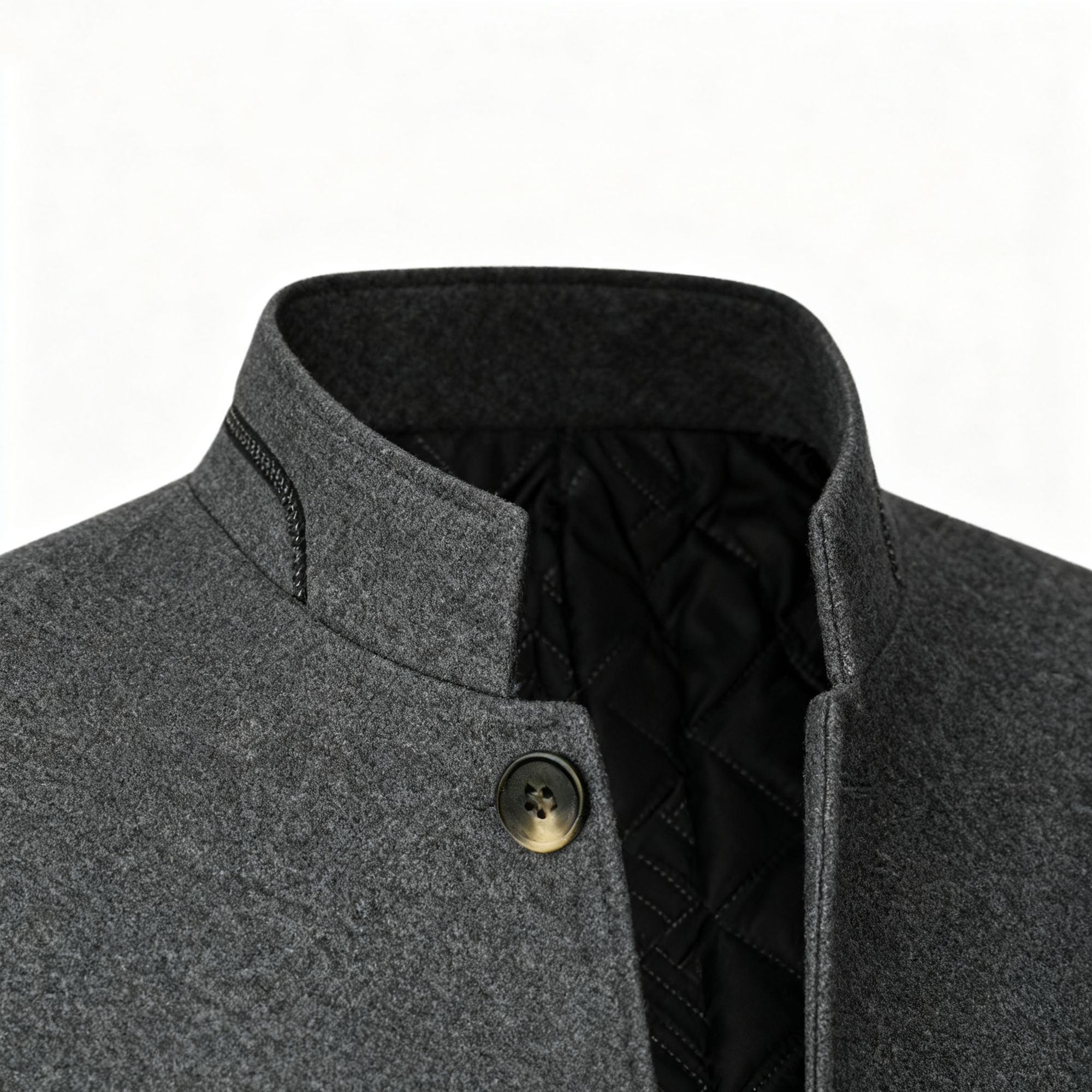 Men's Wool-Blend Coat - A Fusion of Elegance and Warmth for the Modern Gentleman