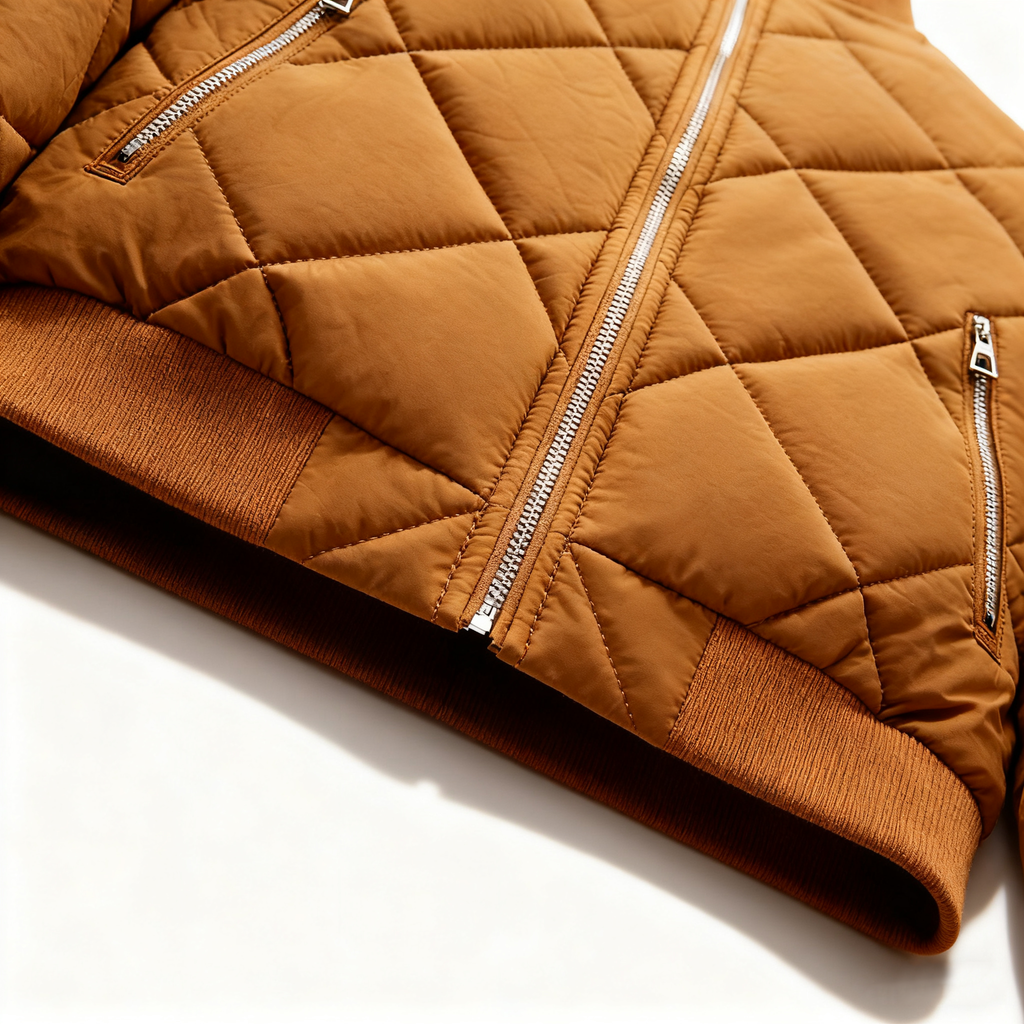 Men's Quilted Bomber Jacket - Stylish Warmth for Your Everyday Adventure