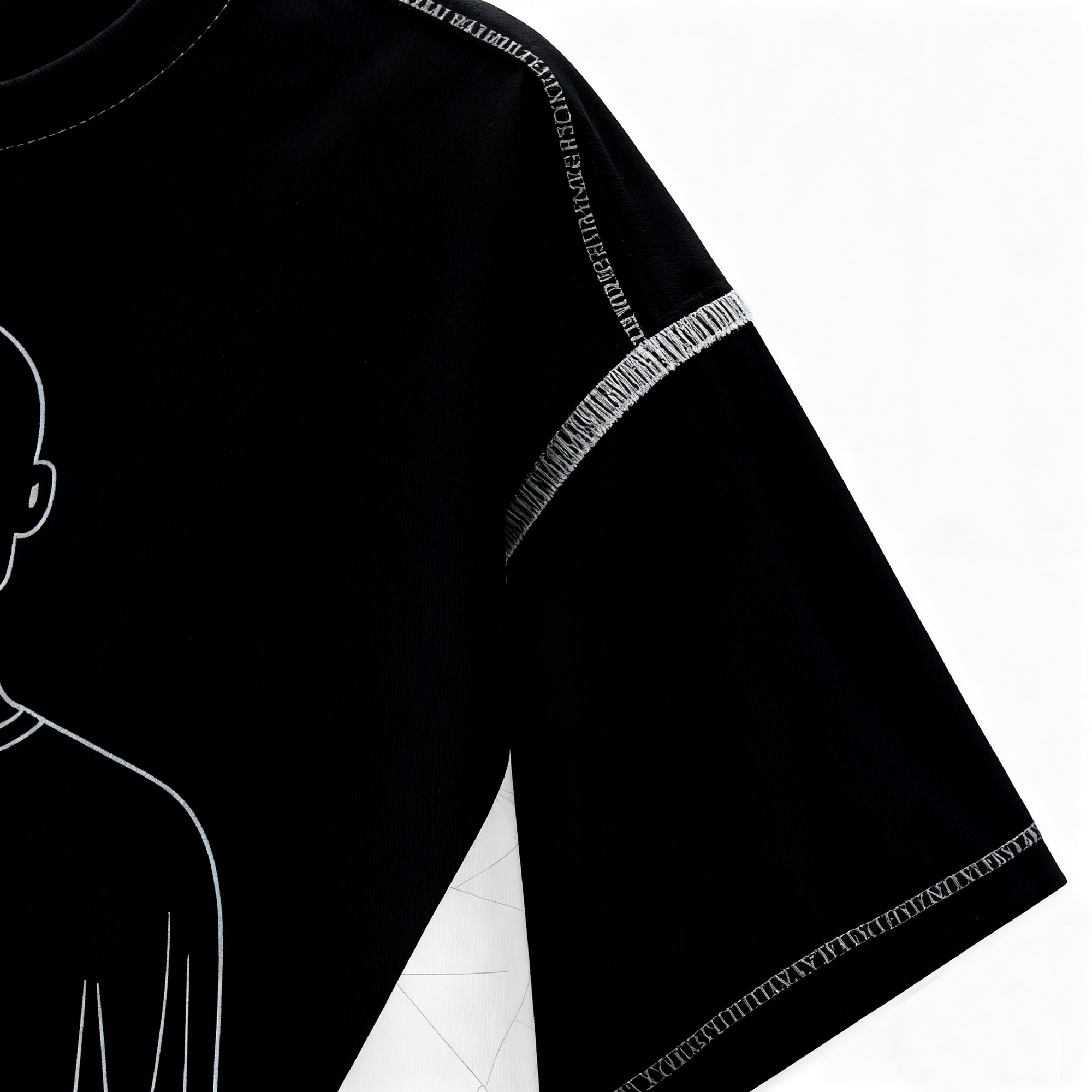 Men's Artistic Graphic T-Shirt - Modern Street Style with Bold Visual Impact