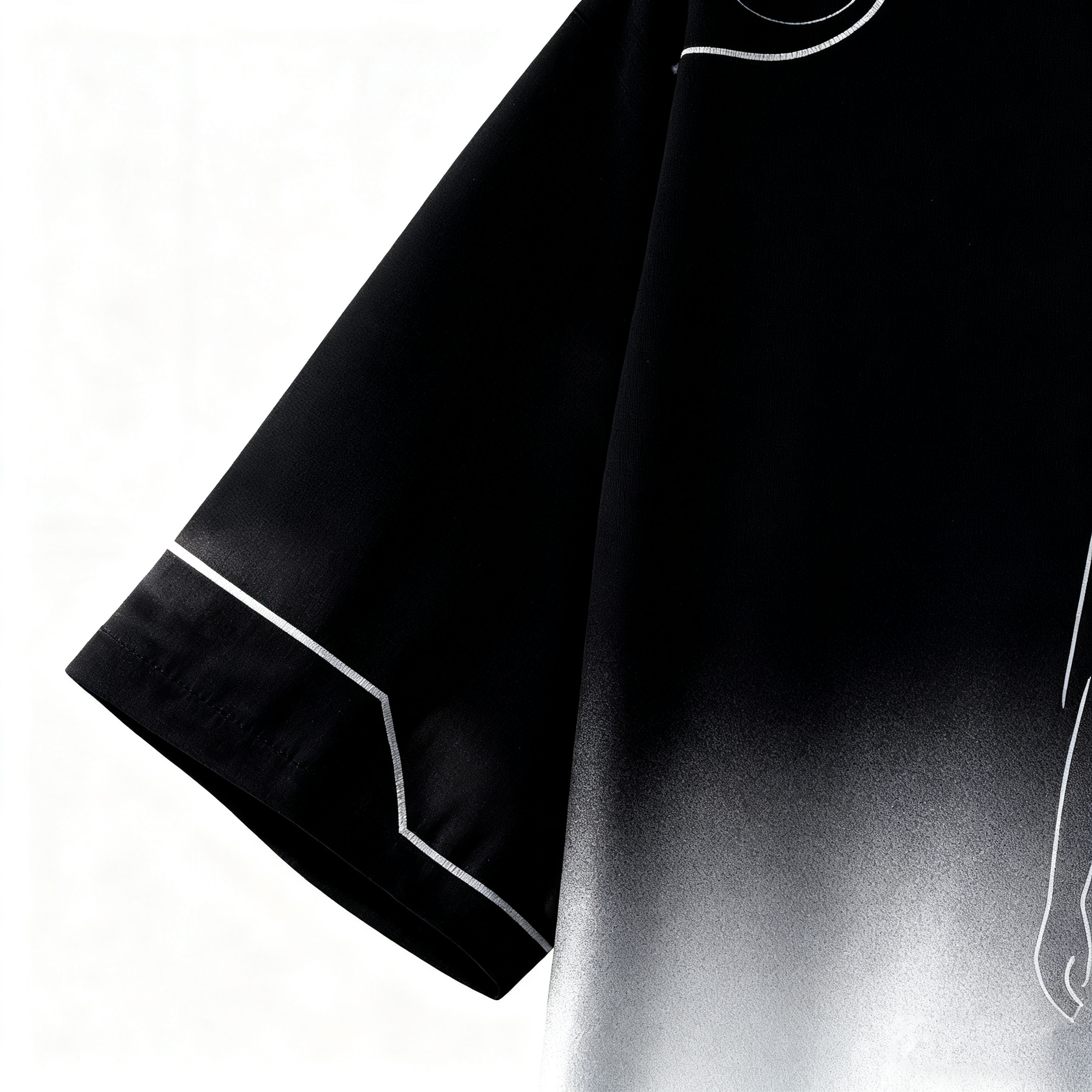 Men's Street Art Gradient T-Shirt: Futuristic Design & Comfort for Urban Fashion Enthusiasts