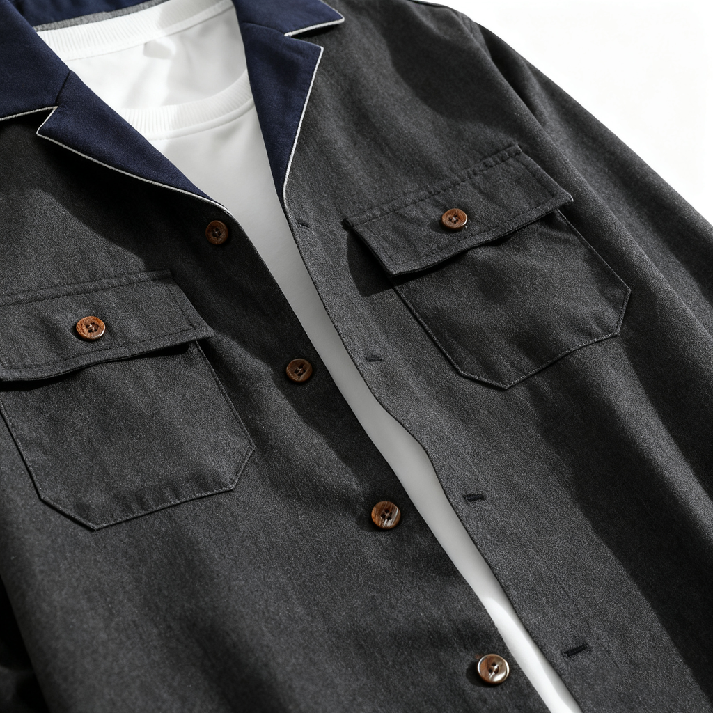 Men's Casual Shirt & Pants Set – Master Effortless Style with Sophisticated Details