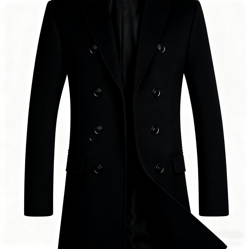 Men's Double-Breasted Trench Coat - Timeless Elegance for Every Formal & Casual Occasion