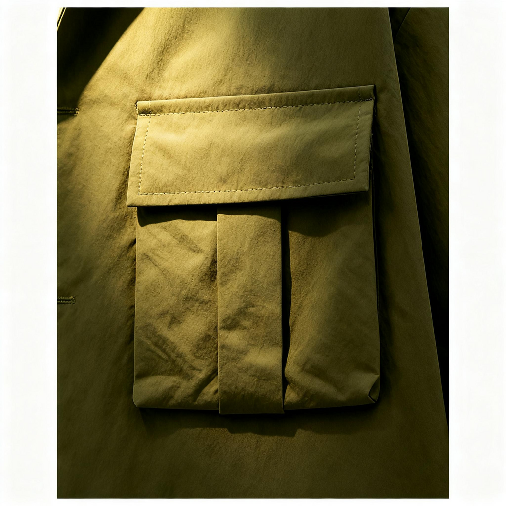 Men's Cargo Style Casual Set - Jacket & Pants for Urban Adventure & Laid-Back Elegance