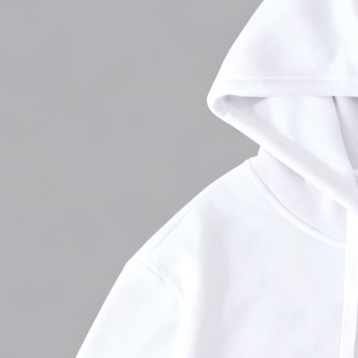 Men's Classic White Hoodie - Timeless Comfort & Versatility for Every Occasion