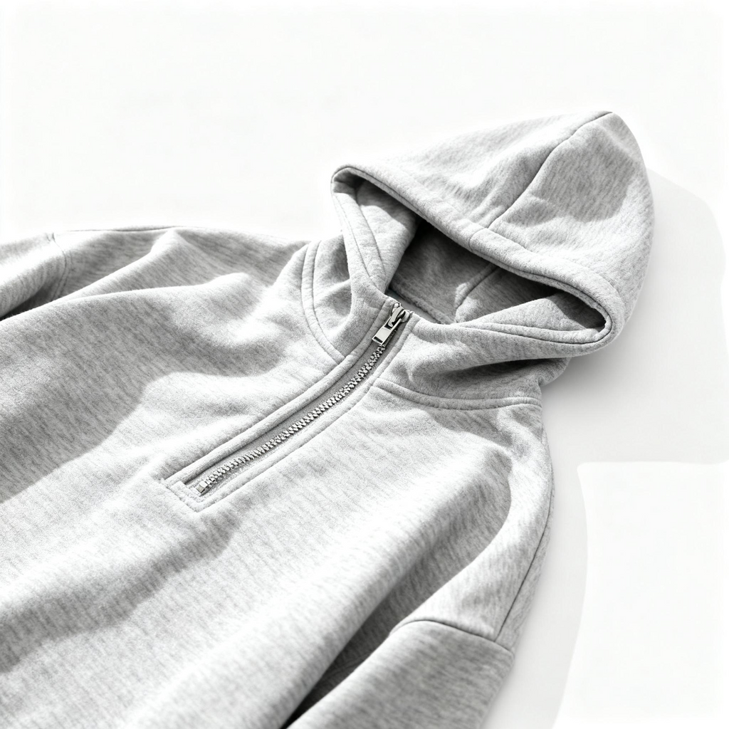 Men's Half-Zip Hoodie - Classic Comfort & Versatile Style for Daily Wear & Leisure