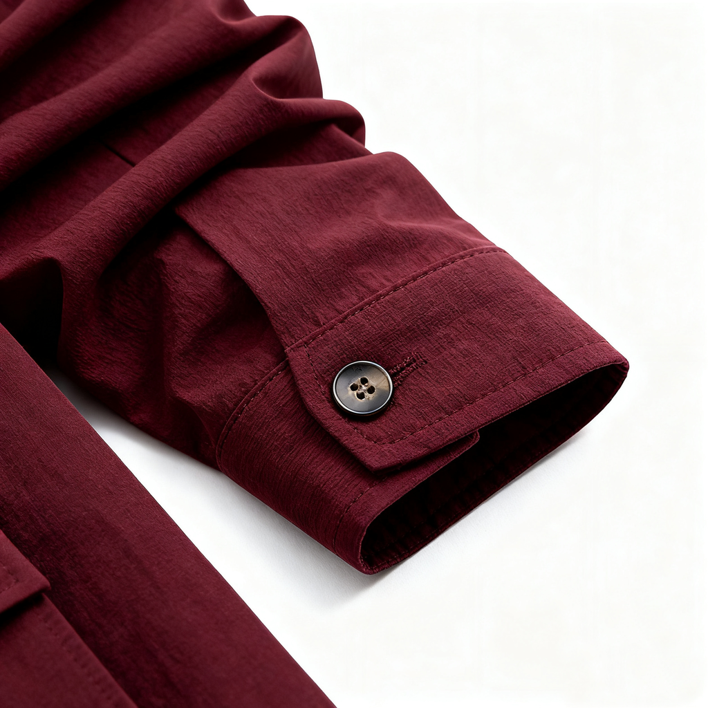 Men's Burgundy Utility Set: The Ultimate Fusion of Casual Style, Functionality, and Versatility