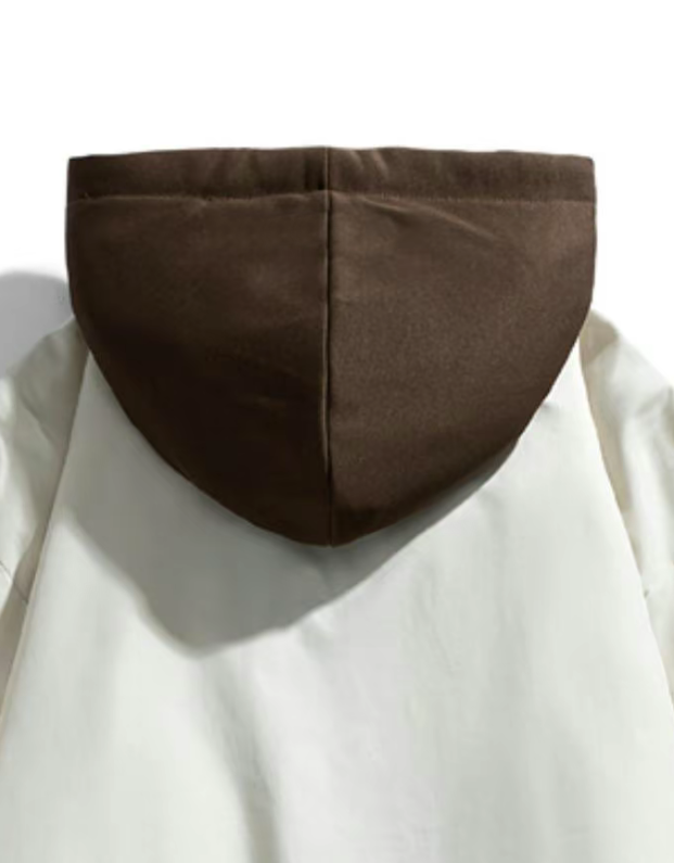 Men's Casual Jacket with Detachable Hood: Stylish, Functional & Versatile for Urban Outings, Outdoor Adventures & Daily Wear