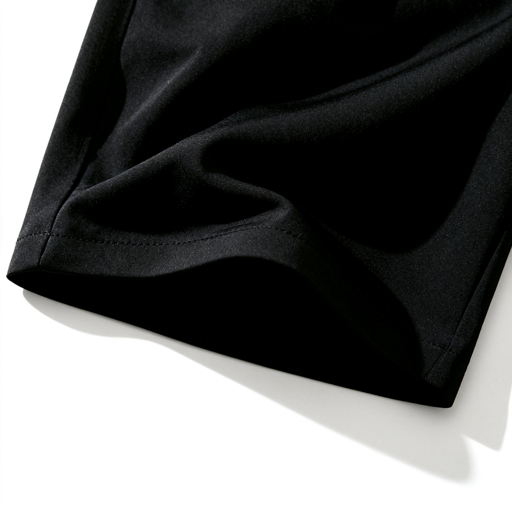 Men's Black Athletic Shorts with Zipper Pockets - Versatile Performance Shorts for Workout, Running, Gym & Casual Daily Wear