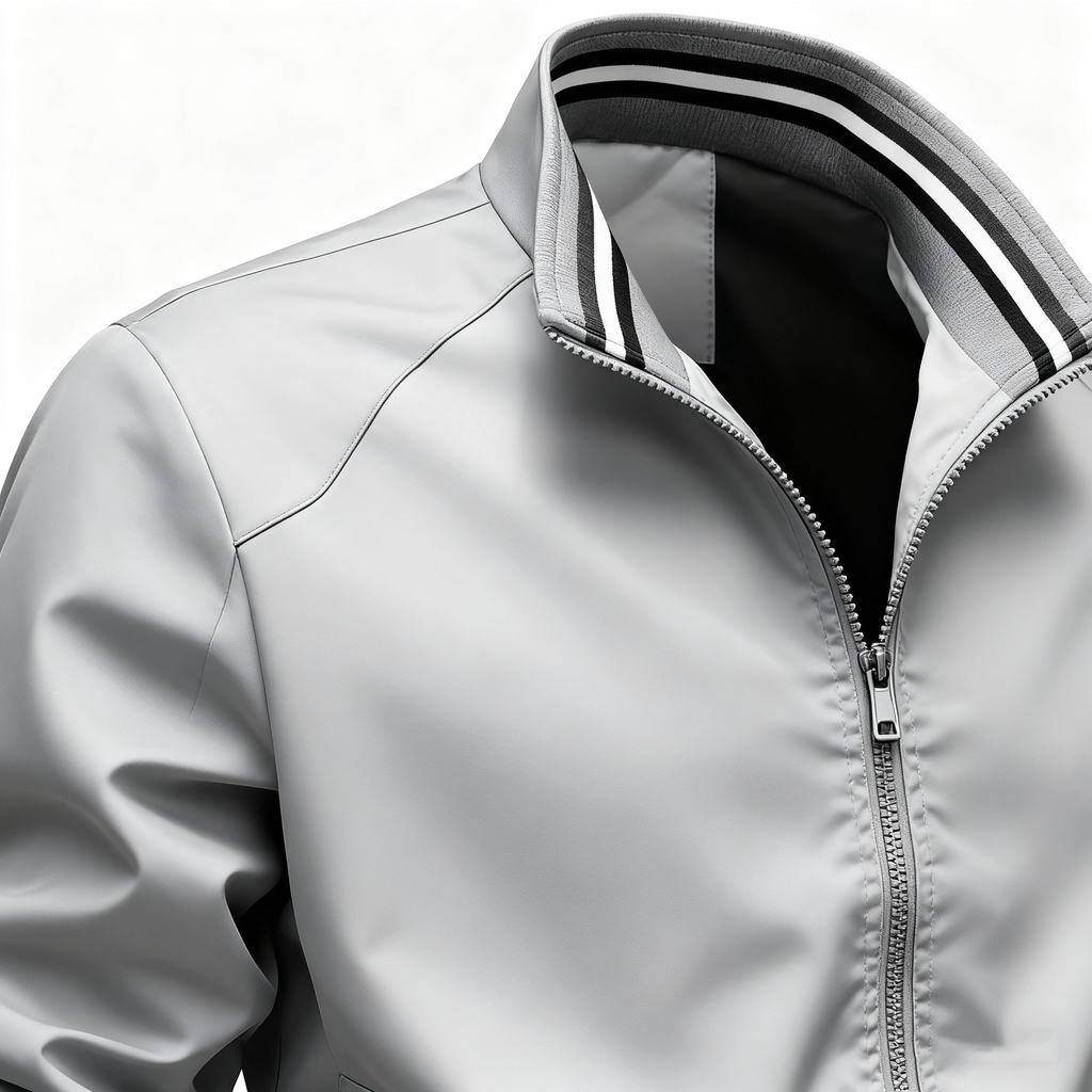 Men's Sporty Bomber Jacket - Retro Athletic Style & Versatile Comfort for Active Lifestyles