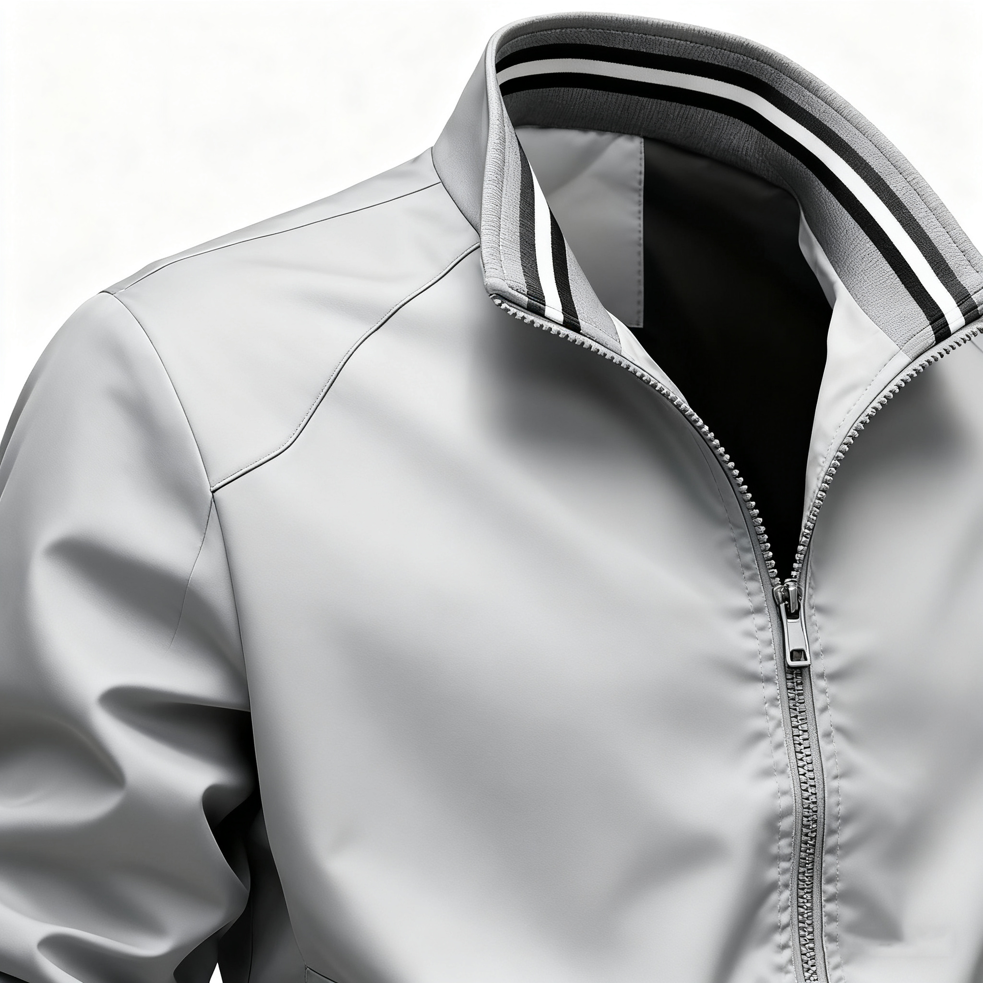 Men's Sporty Bomber Jacket - Retro Athletic Style & Versatile Comfort for Active Lifestyles