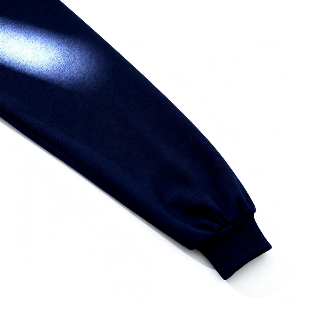 Men's Navy Half-Zip Hoodie - The Perfect Fusion of Casual Comfort & Modern Style