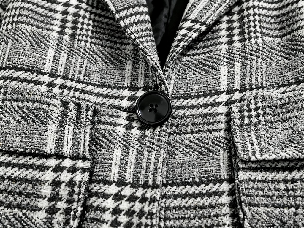 Men's Plaid Trench Coat - Timeless Sophistication & Modern Versatility for Every Occasion