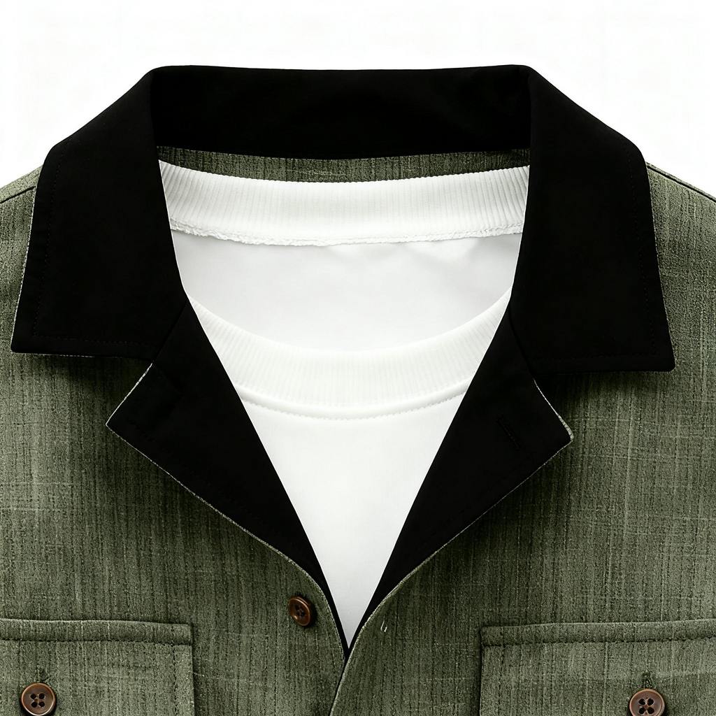 Men's Casual Outfit Set - Shirt & Pants Combo for Effortless Style & Comfort