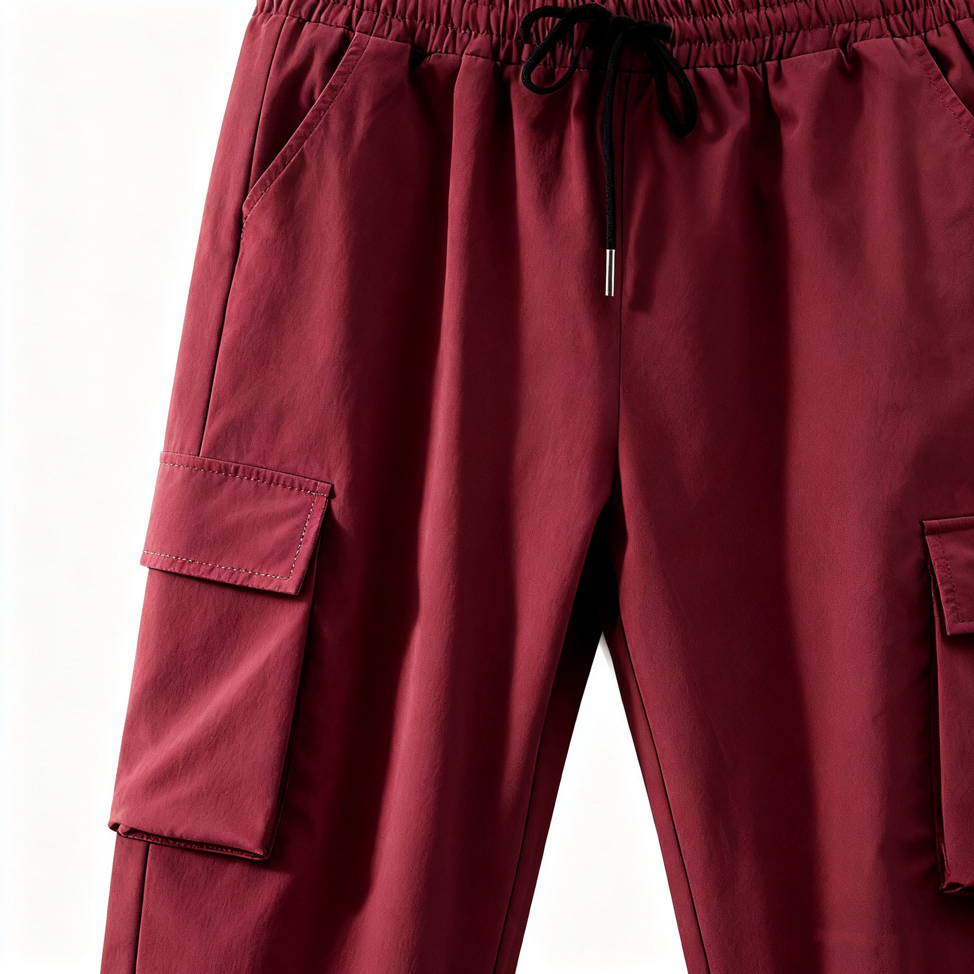 Men's Burgundy Utility Set: The Ultimate Fusion of Casual Style, Functionality, and Versatility