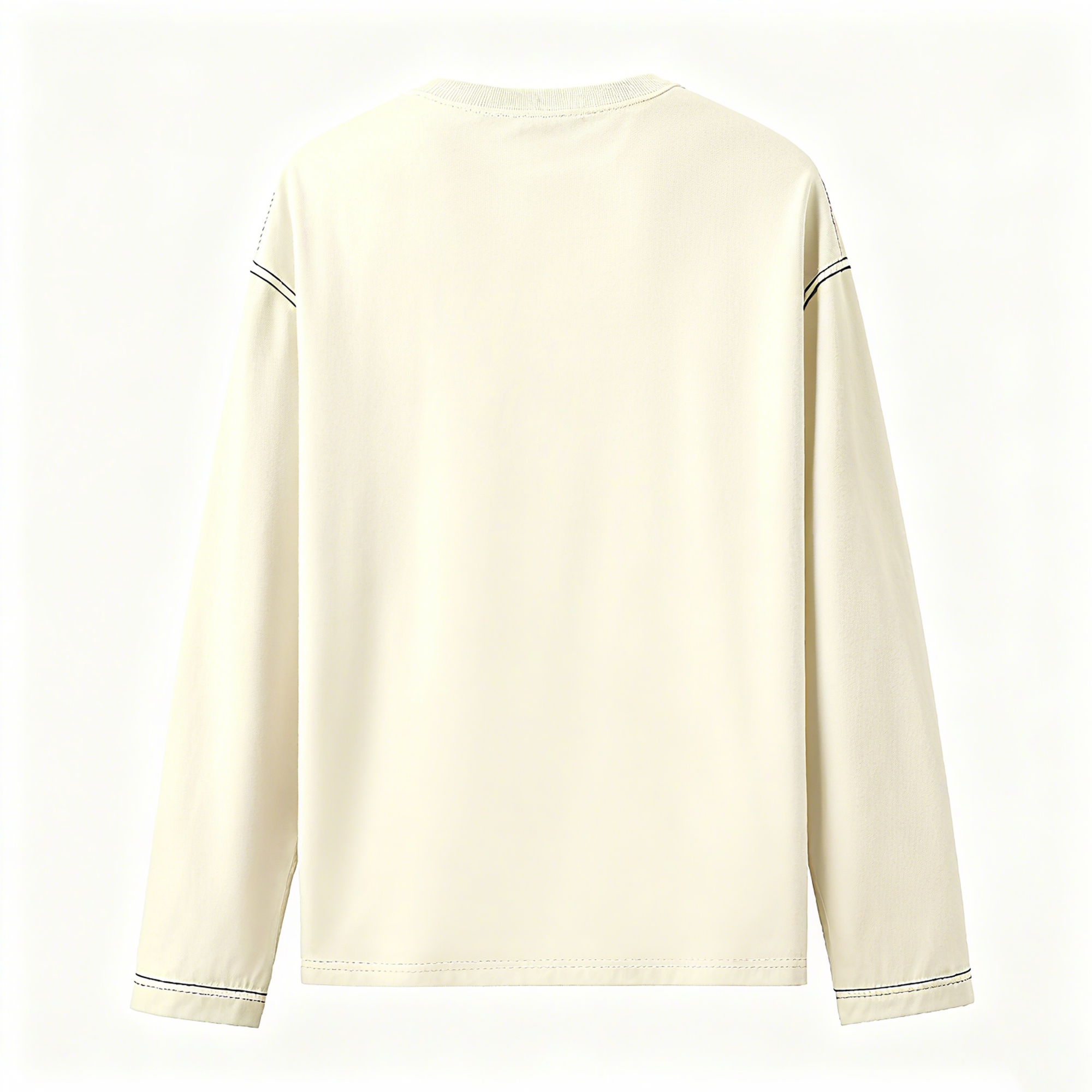 100% Cotton Long Sleeve Tee for Spring: Effortless Comfort & Style