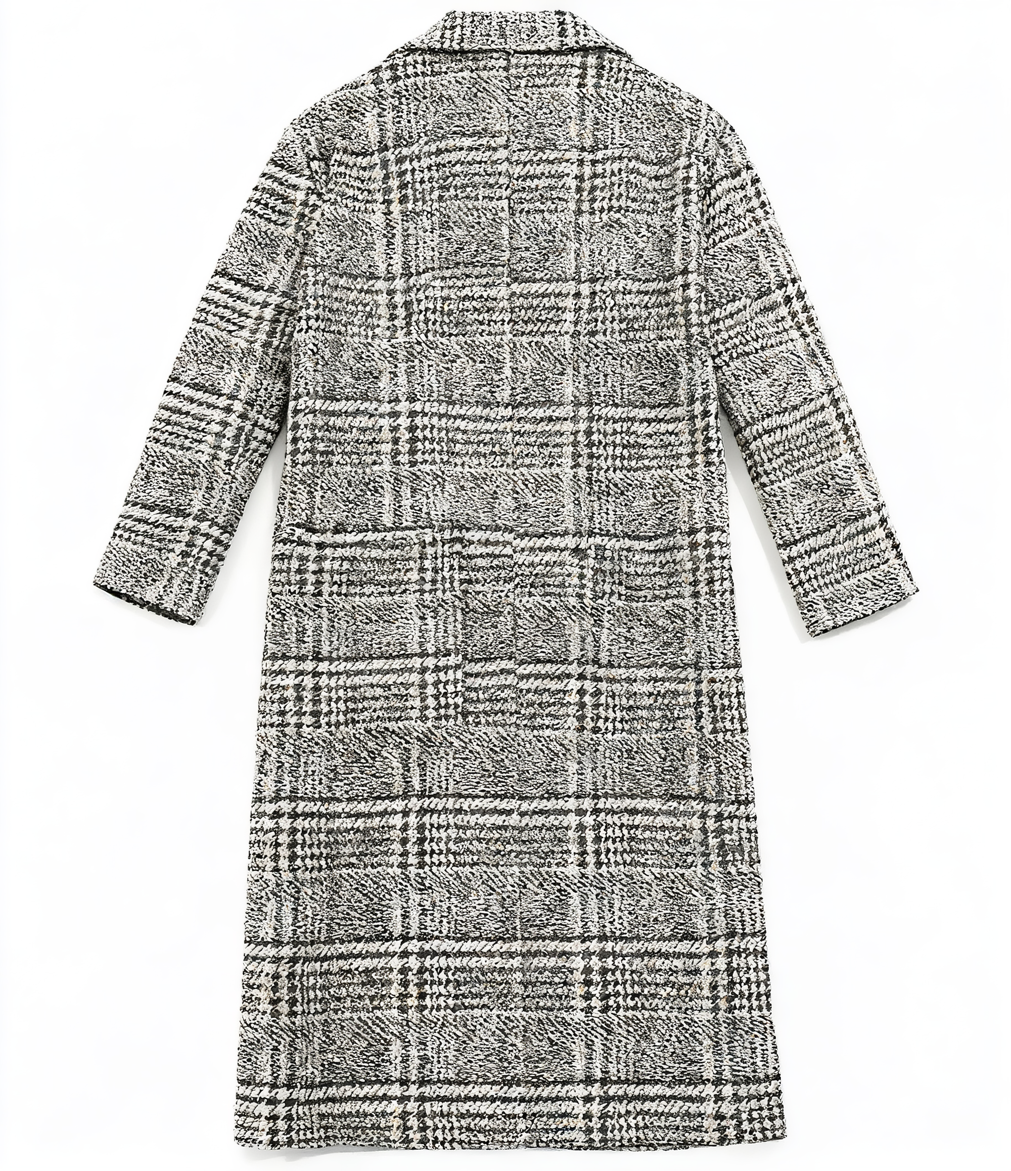 Men's Plaid Trench Coat - Timeless Sophistication & Modern Versatility for Every Occasion