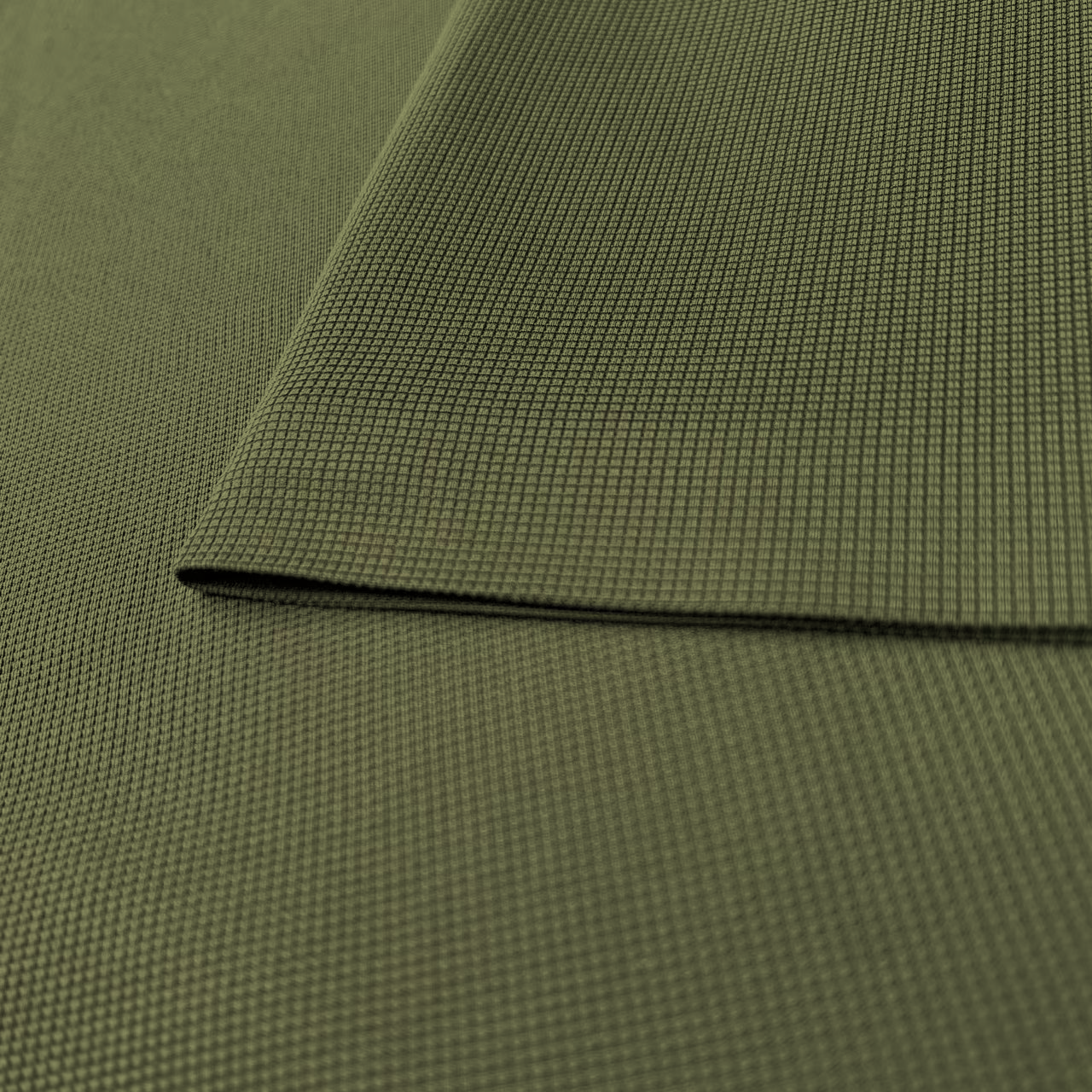 Men's Performance Polo Shirt - 88% Polyester 12% Spandex Quick-Dry Casual Golf Top (Olive Green)