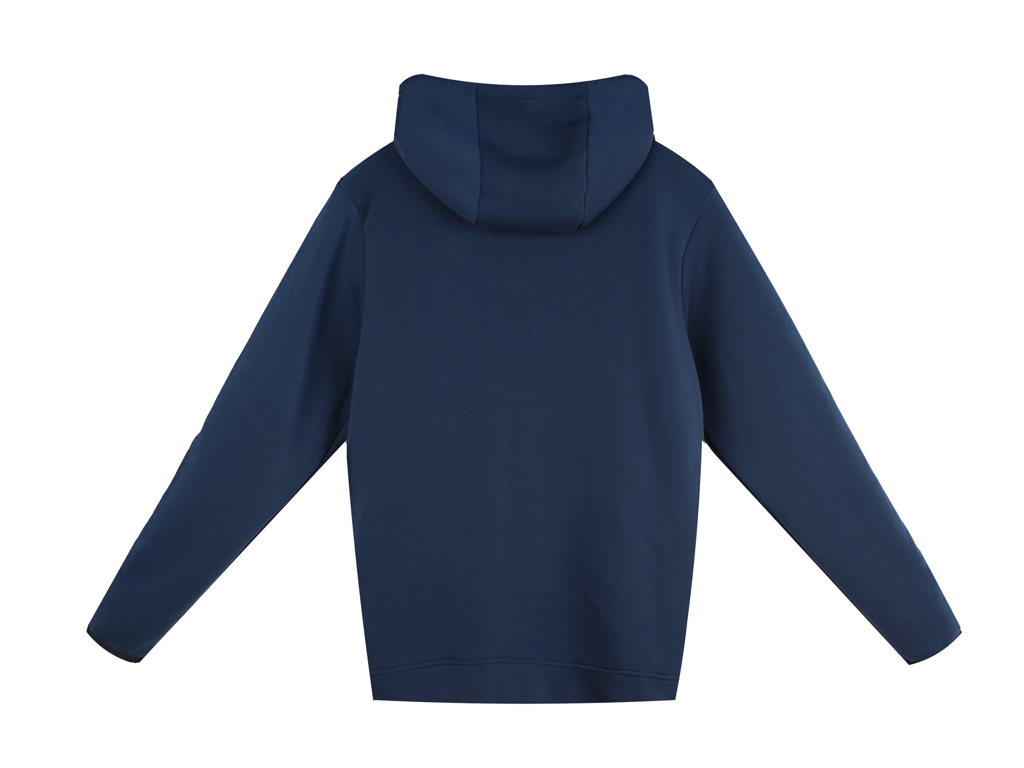 Men’s Half - Zip Hoodie - 100% Polyester Navy Blue Casual Long - Sleeve Pullover