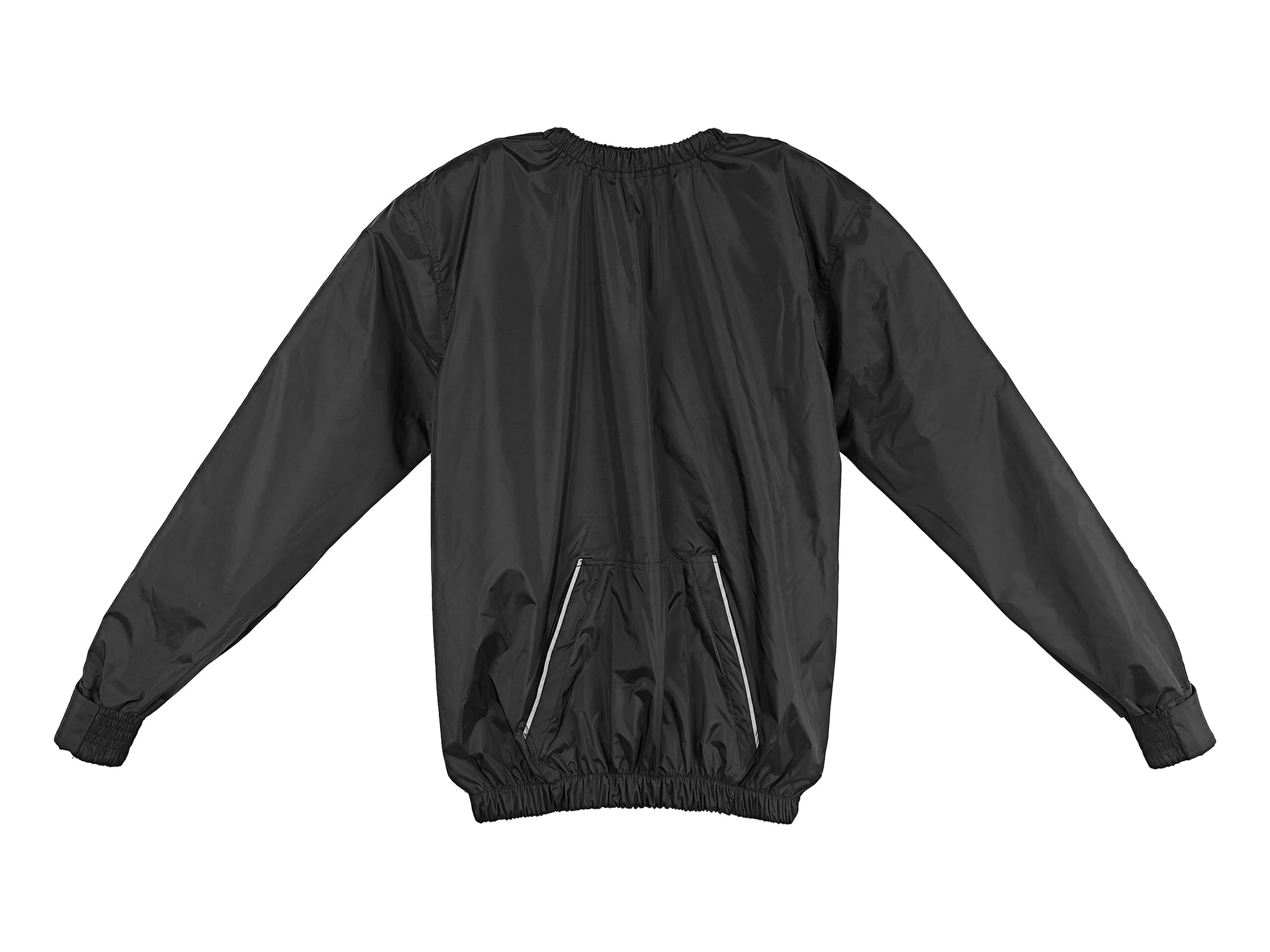 Men’s 100% Polyester Sauna Sweat Jacket - Long - Sleeve Heat - Trapping Workout Top with Pockets