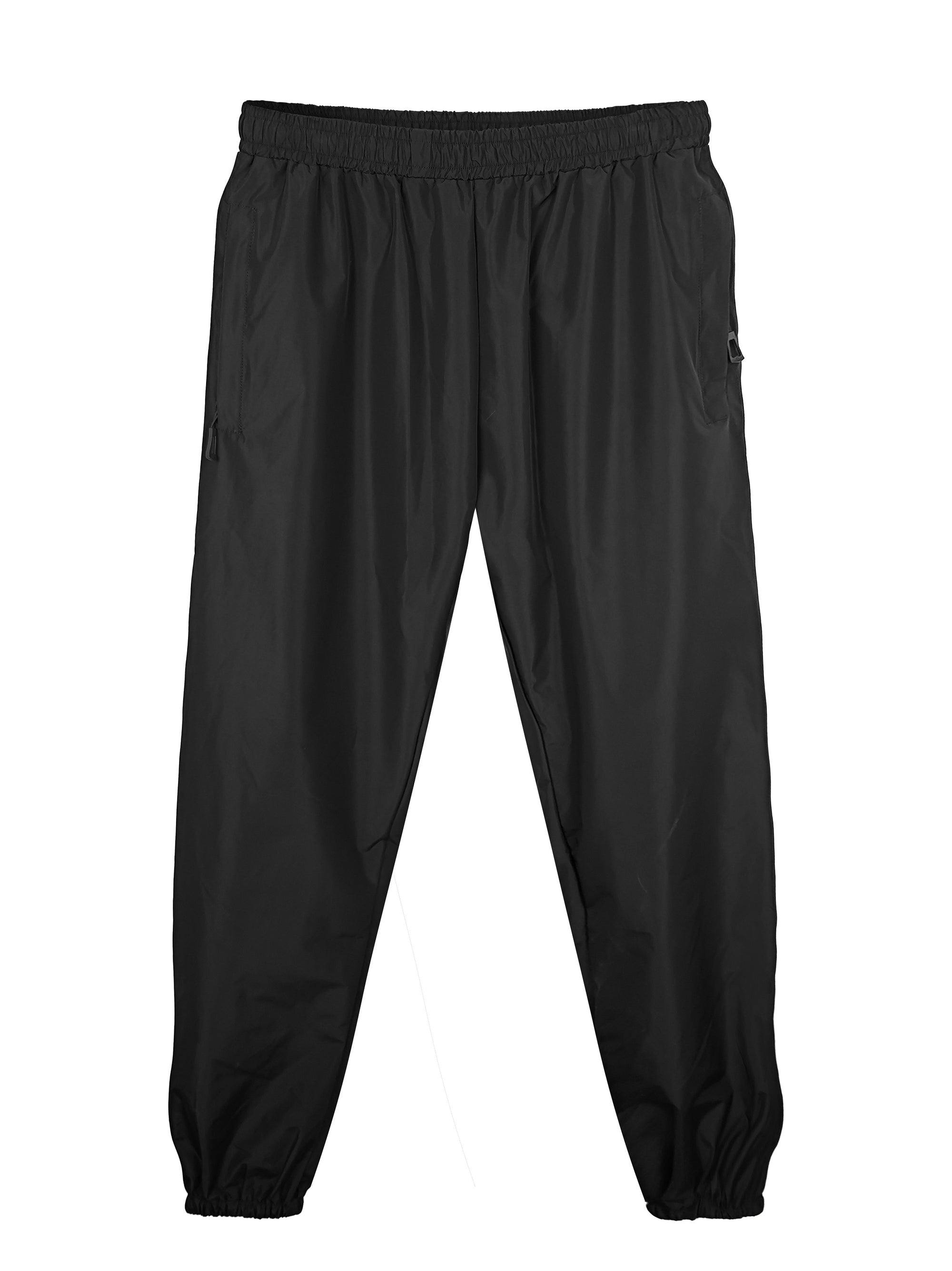 Men's 100% Polyester Sweat - Inducing Joggers with Elastic Waist and Ankle Cuffs
