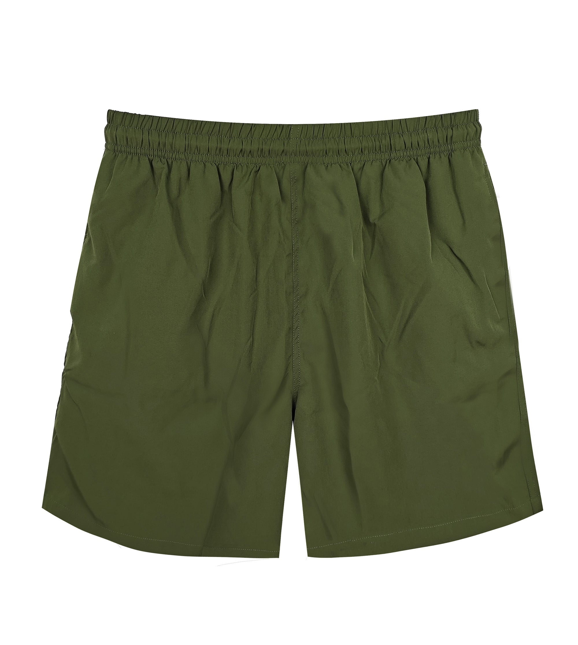 Men's 100% Nylon Casual Shorts - Lightweight Quick-Dry Drawstring Waist Beach & Daily Wear