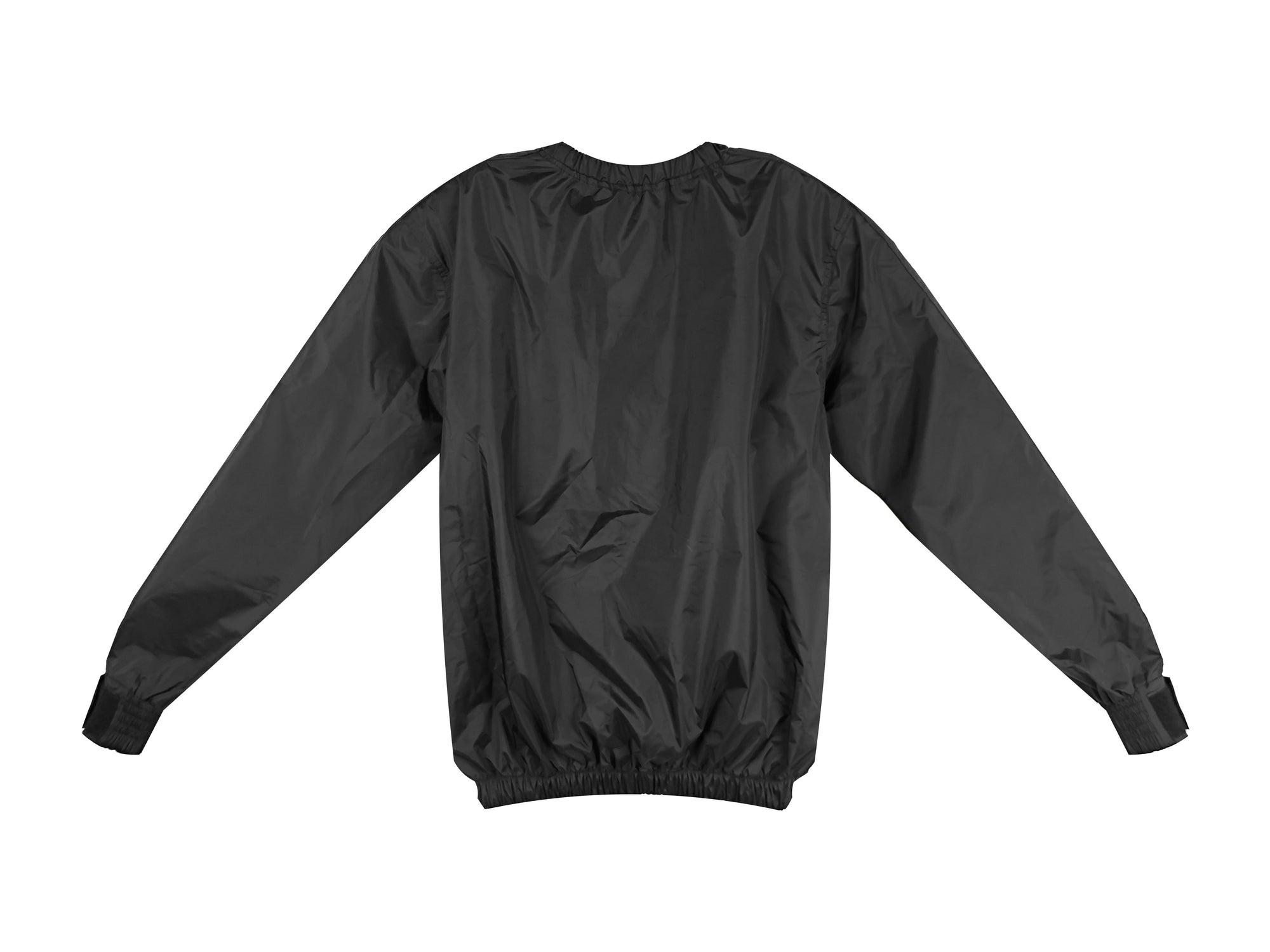 Men’s 100% Polyester Sauna Sweat Jacket - Long - Sleeve Heat - Trapping Workout Top with Pockets